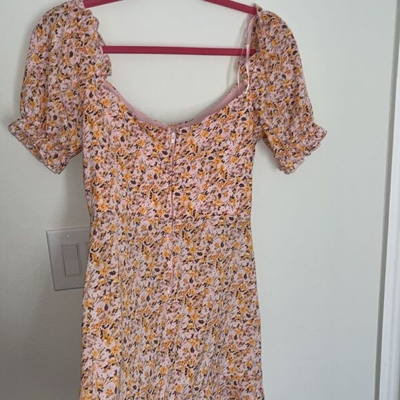 City studios Juniors Floral Print Ruched Bustier Dress size Medium Balletcore - Picture 8 of 8